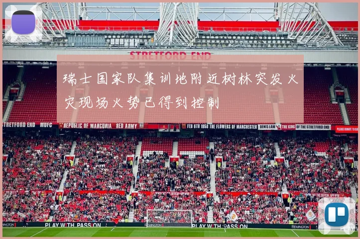 瑞士国家队集训地附近树林突发火灾现场火势已得到控制